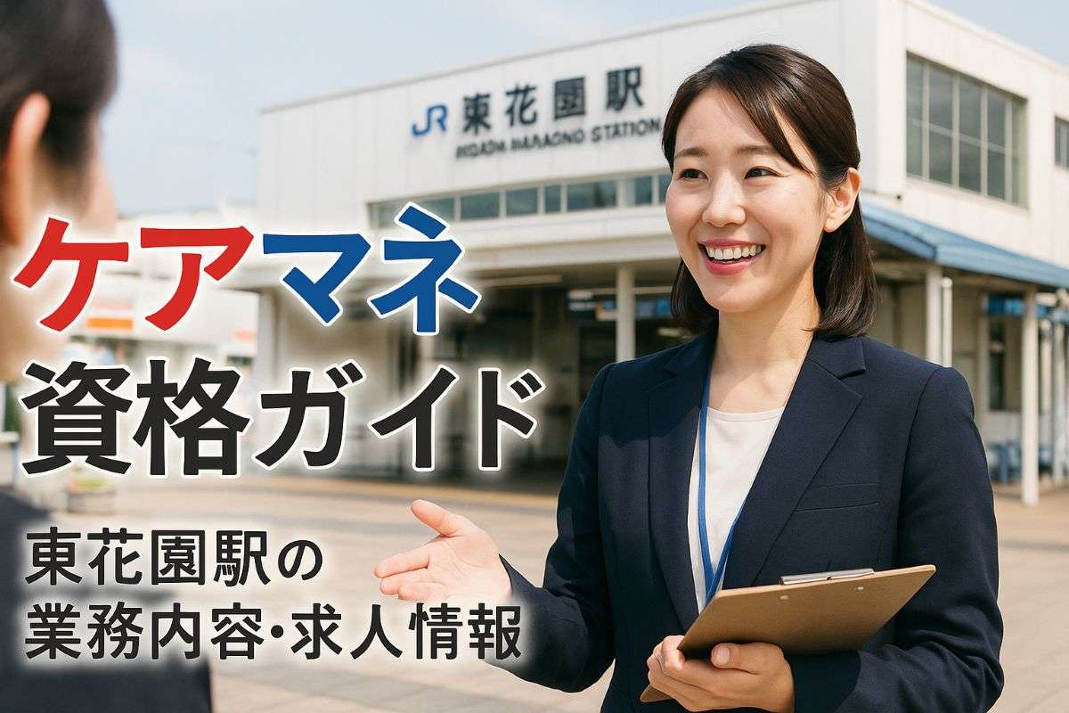 東花園駅でケアマネージャーの仕事と資格取得ガイド｜業務内容や求人情報も徹底解説